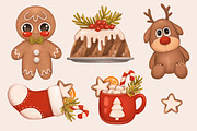 Christmas collection Deer, an Animal Illustration by designs.svkl (Thumbnail 5 of 7)