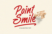 Point Smile - A Handwritten Font, a Font by Littlehand (Thumbnail 1 of 9)