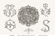 Antique Vintage Monogram Initial S, an Object Graphic by Antique Monograms (Thumbnail 4 of 4)