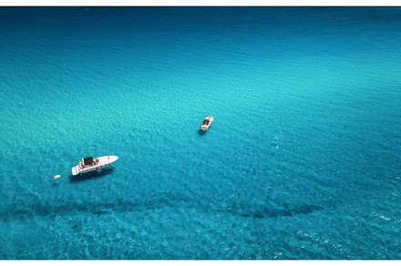 Aerial view of beautiful luxury, a Nature Photo by den-belitsky