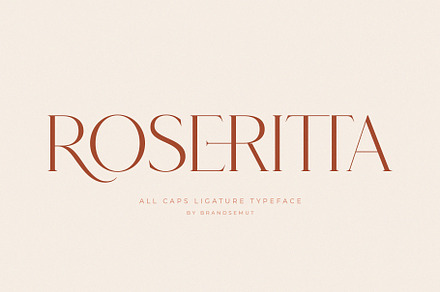 Roseritta - Ligature Serif, a Serif Font by BrandSemut