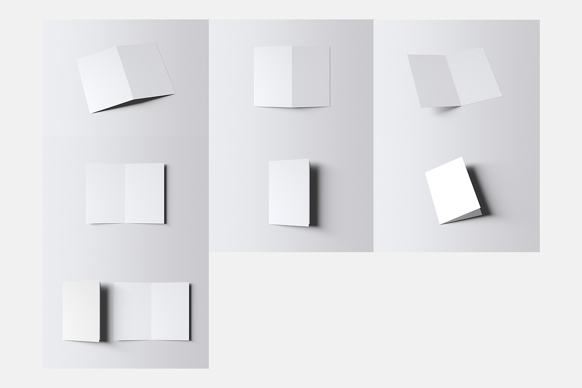 Half Letter Bi-Fold Brochure Mockup, a Print Template by AlkStudio (Photo 10 of 10)
