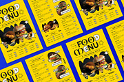 Yellow Retro Food Menu, a Flyer Template by Aiyari Graphic (Thumbnail 2 of 3)