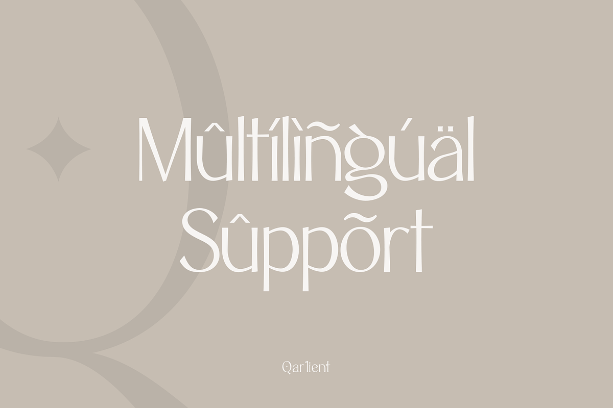 Qarlient - Elegant Modern Font, a Sans Serif Font by Pixesia Studio (Photo 14 of 15)