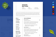 Job Application Design, a Resume Template by Nur Designer (Thumbnail 3 of 4)