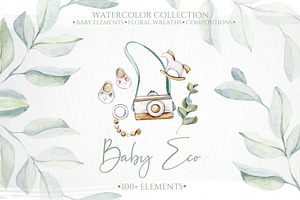Watercolor Baby Eco Collection