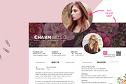 Sweet Resume Template, a Resume Template by CharmBello (Thumbnail 4 of 5)