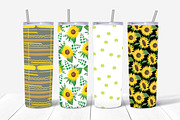 Sunflowers Watercolor Collection, an Illustration by Contes_de_fée (Thumbnail 17 of 21)