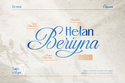 Beyna Elvani - Elegant Sans & Script, a Script Font by Burntilldead (Thumbnail 10 of 12)