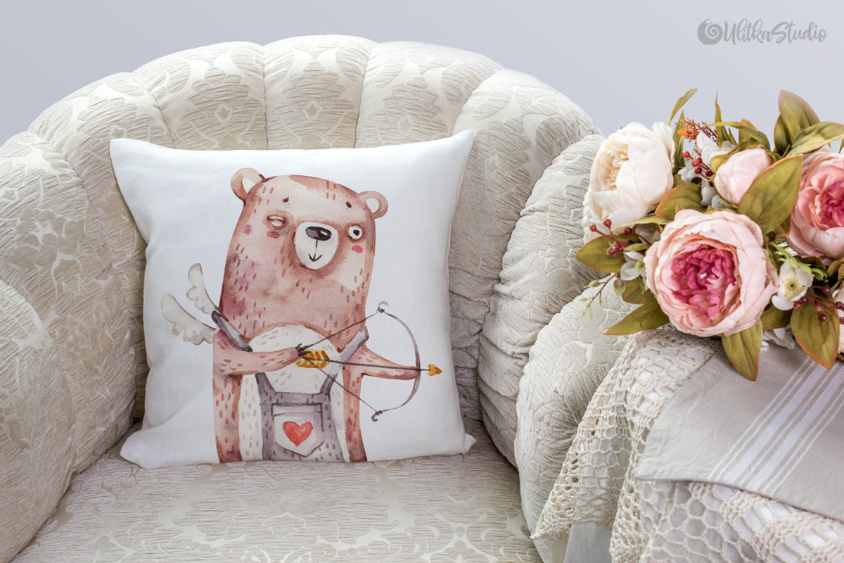 Cozy Valentines Day. Lovely bears, an Animal Illustration by UlitkaStudio (Photo 14 of 20)
