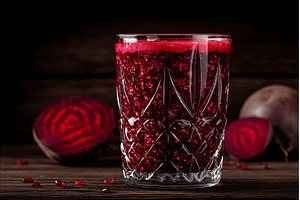 A vegan drink made from beetroot and, a Food & Drink Photo by ZinetroN