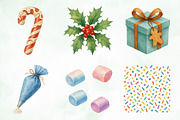 Watercolor Christmas Gingerbread, an Illustration by Creative Art (Thumbnail 10 of 10)