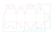 Straight Gable Box Mockup + Template, a Packaging Mockup by Korner (Thumbnail 11 of 12)