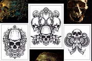 100+ Tattoos Coloring Pages, an Illustration by ThePhoton (Thumbnail 2 of 6)