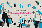 Hand drawn shopping & activities, a Person Illustration by Huza Studio (Thumbnail 1 of 9)