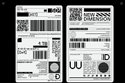 BARCODE LABEL SET, a Finance Illustration by NoSpoon Design (Thumbnail 4 of 6)
