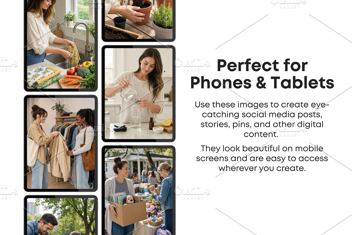 75 Sustainable Living Stock Photos, a Person Photo by Selenique Studio (Photo 5 of 12)