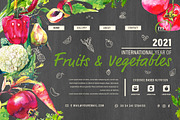 Vegetables clipart watercolor, a Food Illustration by Vero Arts (Thumbnail 5 of 9)