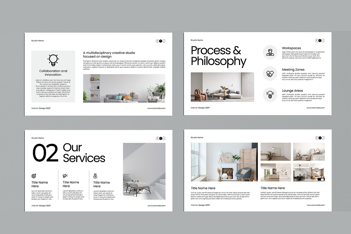 Interior Design Presentation, a Presentation Template by MightyDesign (Photo 3 of 8)