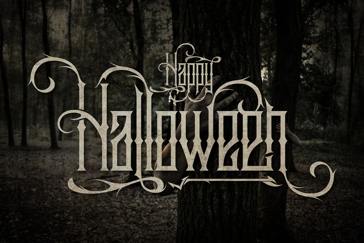 Sadis Typeface+Extras, a Blackletter Font by Dikas Studio (Photo 10 of 10)