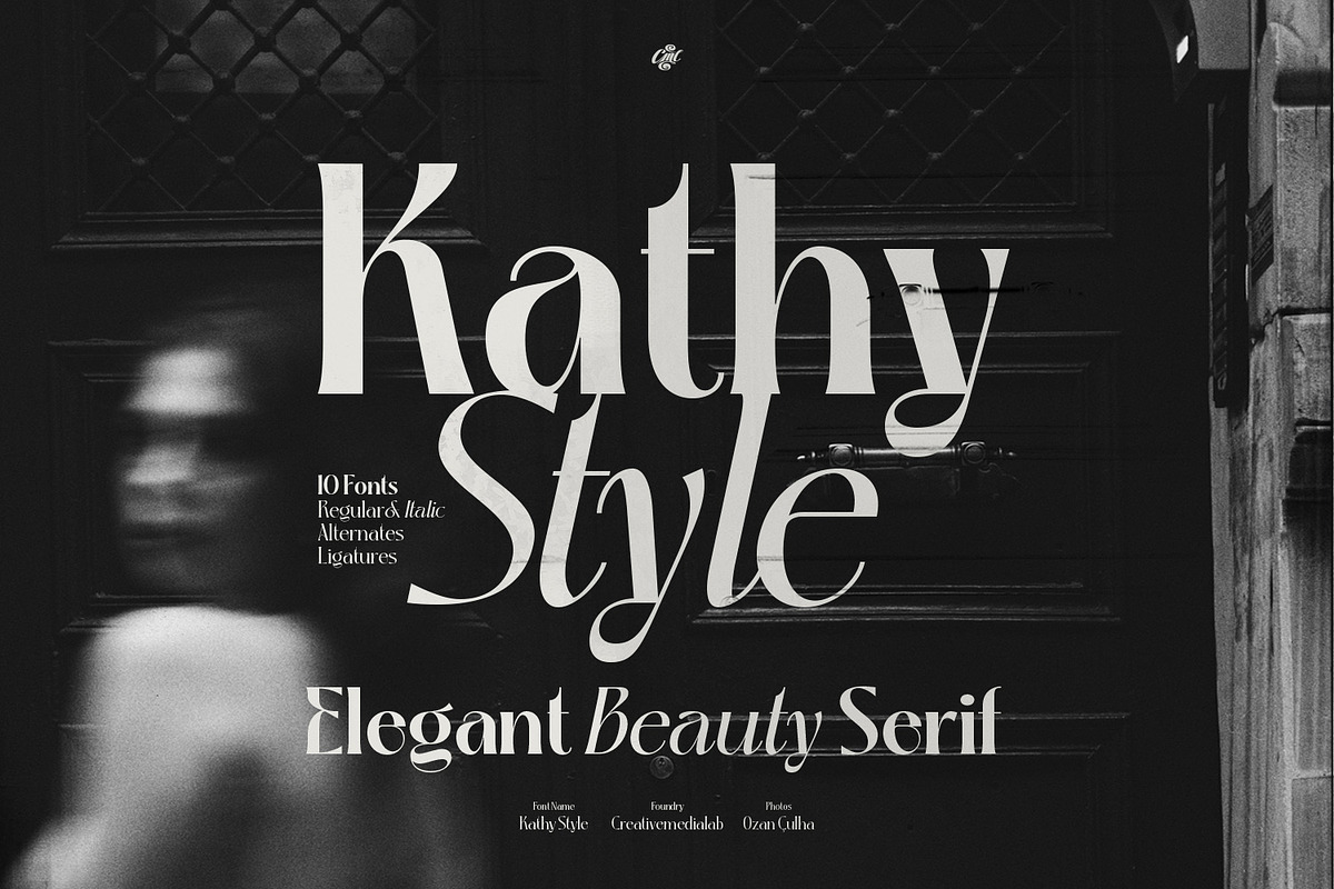 Kathy Style - Elegant Beauty Serif, a Serif Font by creativemedialab (Photo 1 of 17)