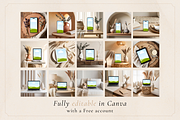 iPhone, iPad, Laptop Canva Mockups, a Mac Mockup by Matisse Studio (Thumbnail 10 of 10)