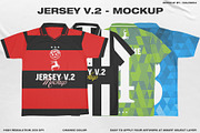 Jersey V.2 - Mockup, a Shirt Mockup by DaldSgh (Thumbnail 1 of 14)
