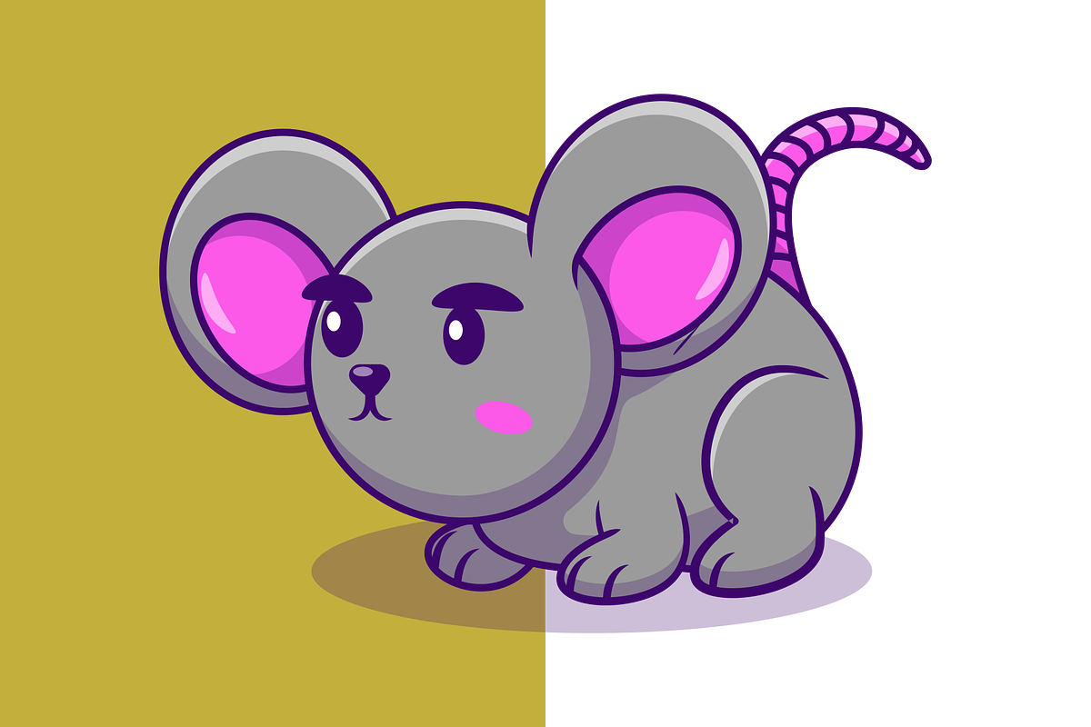 Cute Mouse Cartoon Vector, an Animal Illustration by Artstorystudio (Photo 2 of 3)
