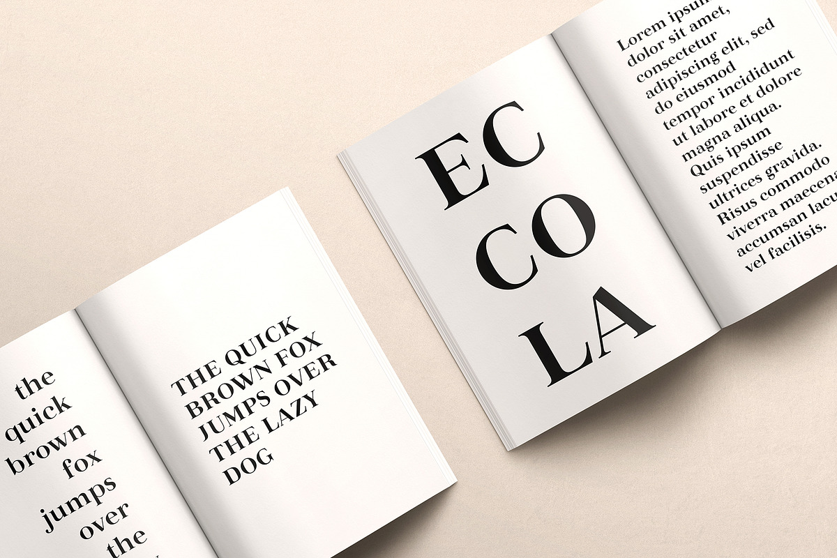 Eccola - Didone Font, a Serif Font by Anya-D (Photo 2 of 17)