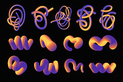 Gradients - abstract design elements, an Object Graphic by venimo (Thumbnail 4 of 8)