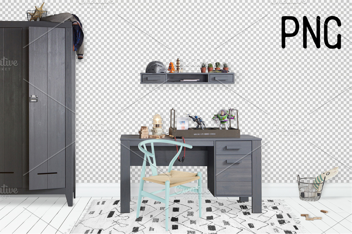 Kids Room Wall/Frame Mock Up 4, a Print Template by Whimsicality (Photo 5 of 6)