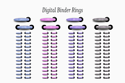 Checkered Digital Binder Rings, an Object Graphic by 3PointsCreative (Thumbnail 3 of 6)