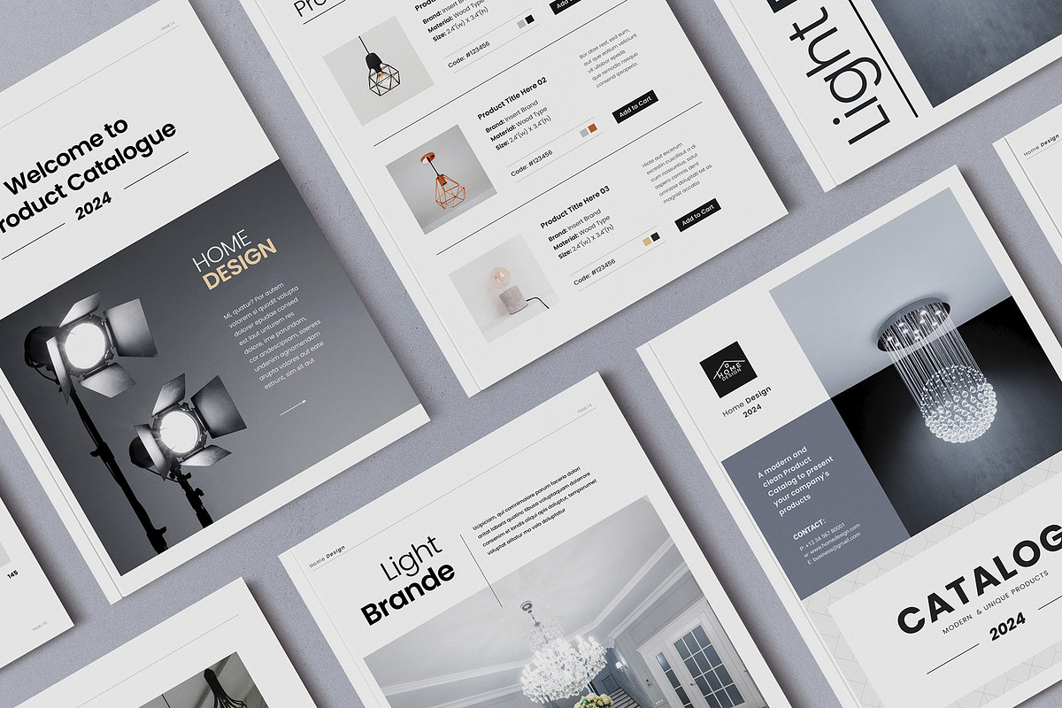 Catalog | InDesign & Ms Word, a Brochure Template by Creativity-Design (Photo 2 of 10)
