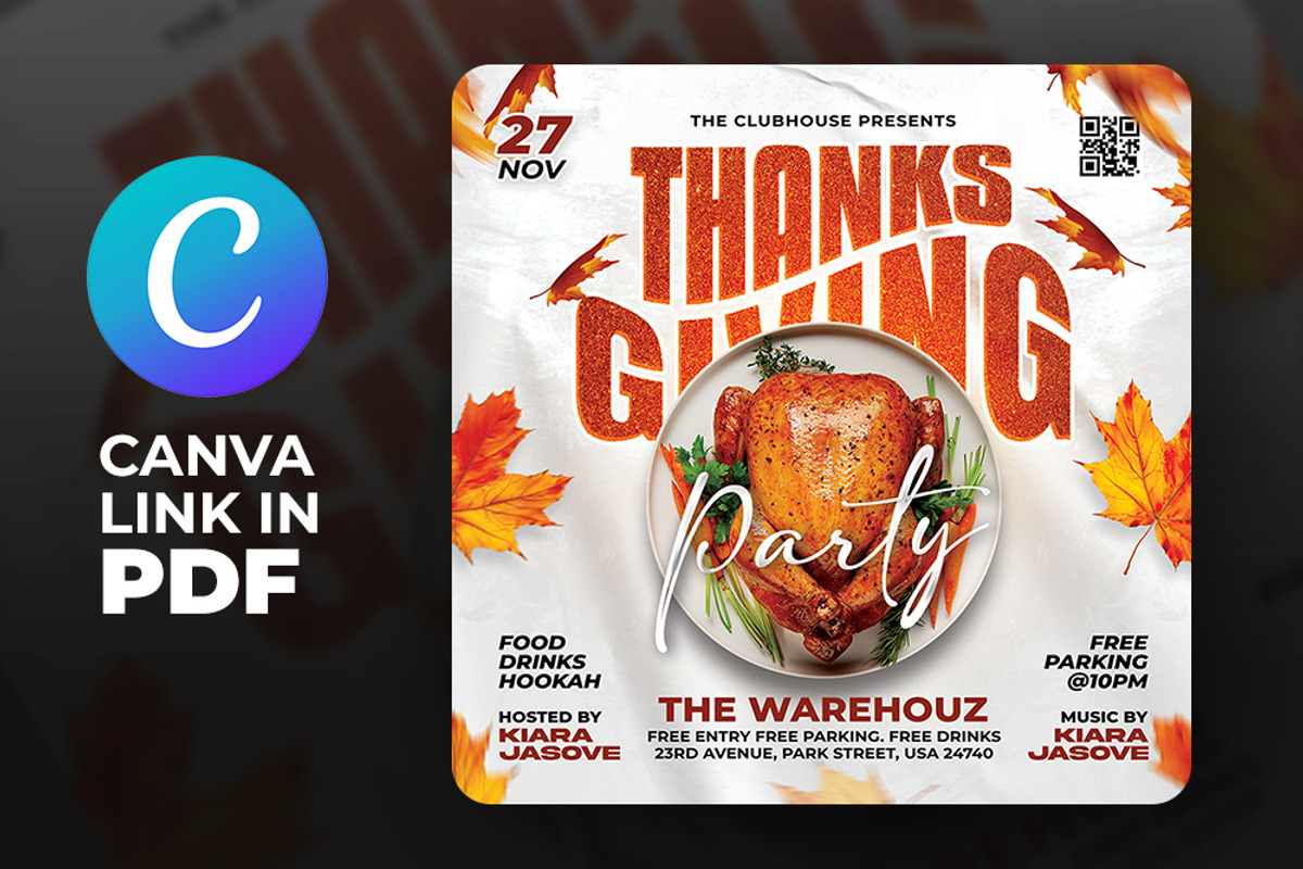 Thanksgiving Flyer Template, a Flyer Template by Artonix (Photo 2 of 3)