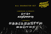Against Romance Brush Font, a Handwritten Font by Signatoro (Thumbnail 10 of 12)