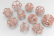 10 Polytope Beads Set - 3D Print, an Object 3D Model by Kseniya-Omega (Thumbnail 1 of 22)