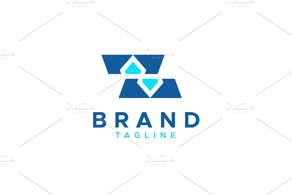 Z letter diamonds logo design, a Branding & Logo Template by Amadul11 (Photo 2 of 5)