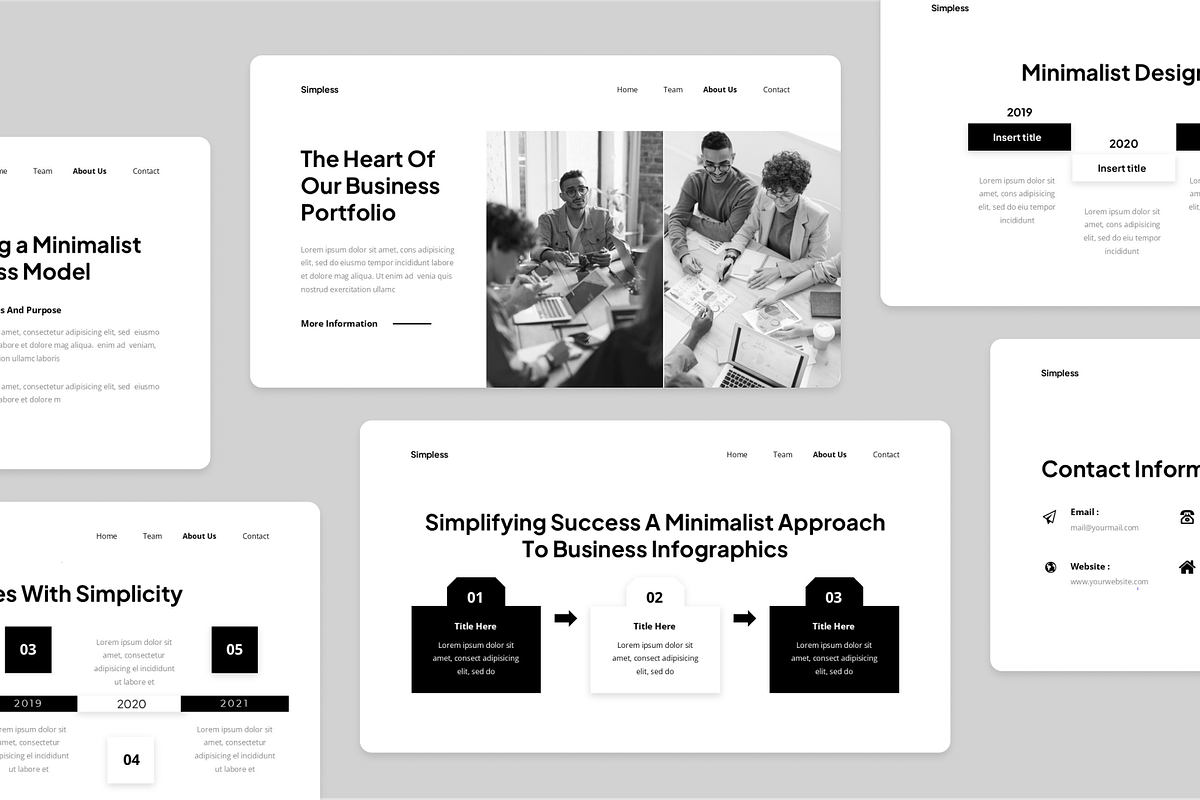 Minimalist Designs PowerPoint, a Presentation Template by Annora Studio (Photo 2 of 5)