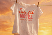 Sunset Motel Retro Summer Font Trio, a Handwritten Font by BilberryCreates (Thumbnail 2 of 10)