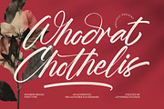 Whadrat Chothelis Modern Brush Font, a Script Font by Letterena Studios Script (Thumbnail 1 of 20)