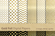 40% OFF Gold Bundle: Gold Papers, a Texture Graphic by Chus Moreno Studio (Thumbnail 5 of 6)