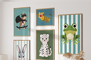 Boys Nursery Room Print Bundle, a Background Graphic by Artemsky (Thumbnail 15 of 22)