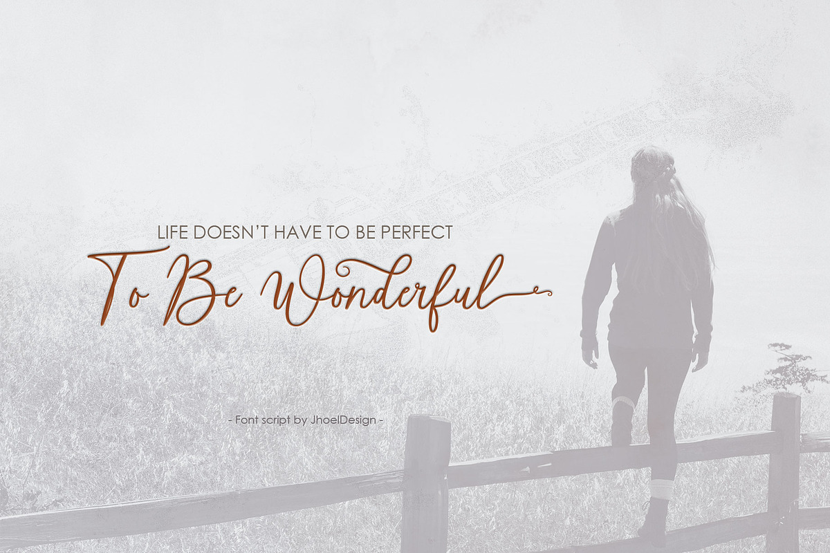 Chastome Script, a Script Font by Jhoel Design (Photo 3 of 10)