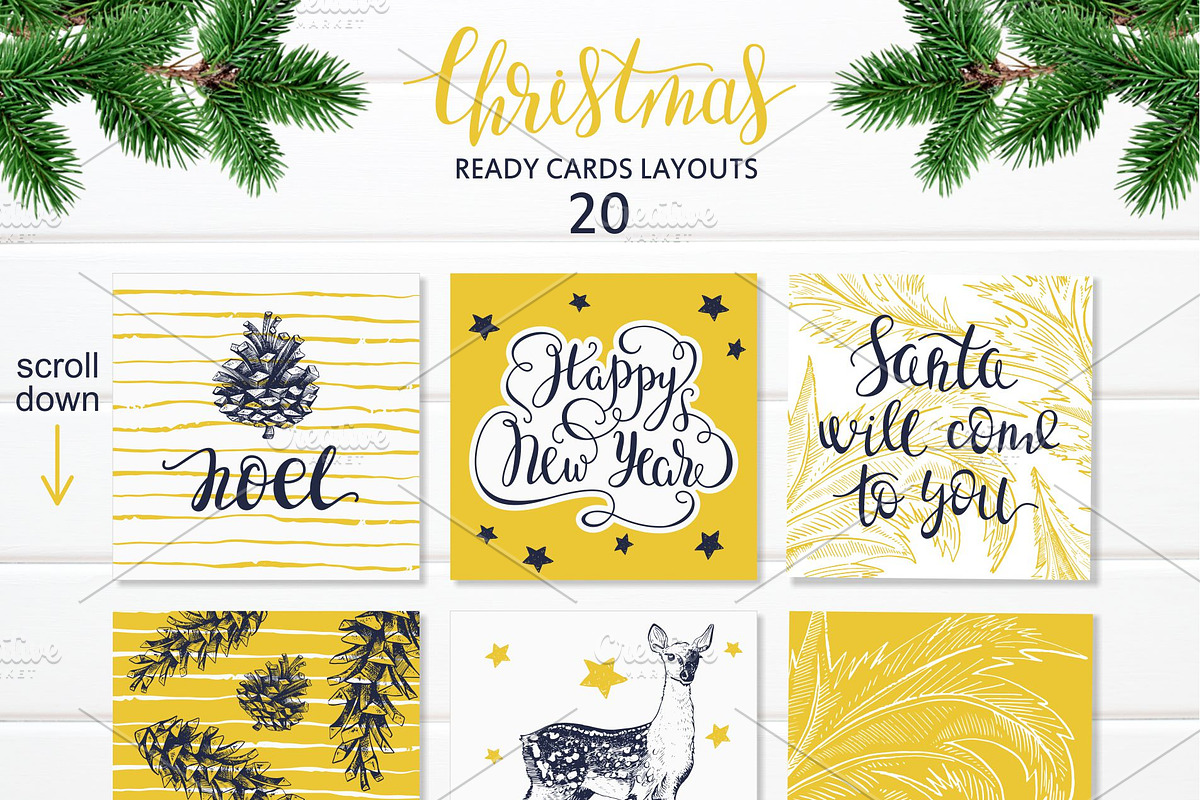 Christmas gift. Lettering & drawings, an Illustration by OlgaAlekseenko (Photo 3 of 11)
