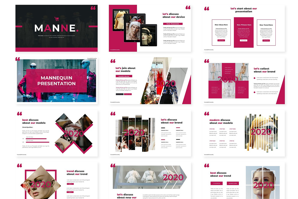 Manne - Powerpoint Template, a Presentation Template by AQR Studio ...
