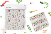 Watercolor Vegetables Collection, a Food Illustration by MayaNavits (Thumbnail 10 of 12)