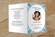Funeral Template - Microsoft Word, a Brochure Template by MinimalistWord (Thumbnail 1 of 2)