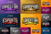 Esports 3D Text Effects Pack | EPS, a Layer Style Add-On by padilah_a (Thumbnail 1 of 11)