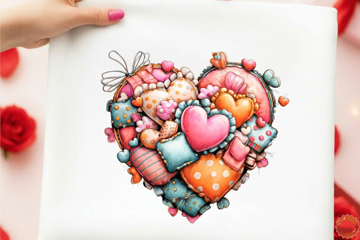 Watercolor Valentine Clipart, an Illustration by designcity5 (Photo 4 of 5)