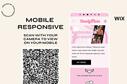 Wix Website Template -Retro Candy, a Wix Template by The Pixel Palace (Thumbnail 4 of 9)